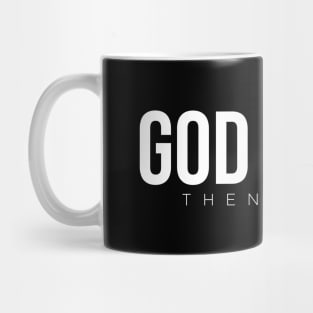 God First Then Anime Mug